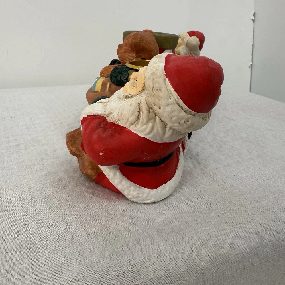Kitsch ceramic candlestick